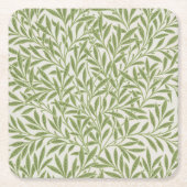 Pattern of green leafy branches  kartonnen onderzetters (Voorkant)