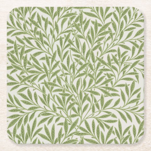 Pattern of green leafy branches  kartonnen onderzetters (Voorkant)