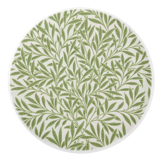 Pattern of green leafy branches  keramische knop (Voorkant)