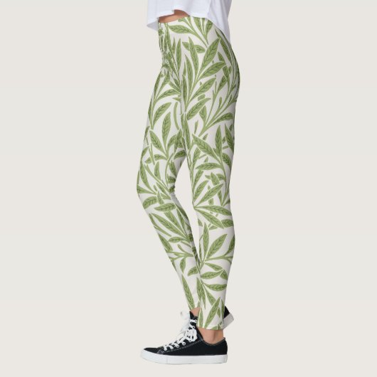Pattern of green leafy branches leggings (Links)