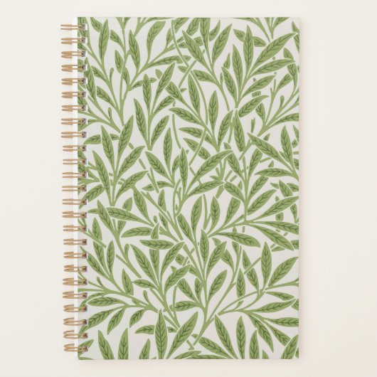 Pattern of green leafy branches  planner (Voorkant)