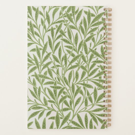 Pattern of green leafy branches  planner (Achterkant)