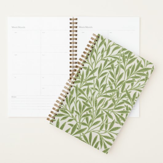 Pattern of green leafy branches  planner (Display)