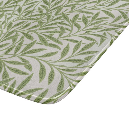 Pattern of green leafy branches  snijplank (Hoek)