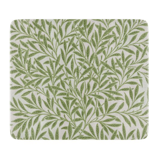 Pattern of green leafy branches  snijplank (Voorkant)