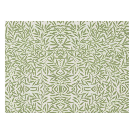 Pattern of green leafy branches  tafelkleed (Voorkant (Horizontaal))