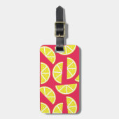 pattern of lemon bagagelabel (Voorkant verticaal)