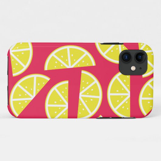 pattern of lemon Case-Mate iPhone case (Achterkant (horizontaal))