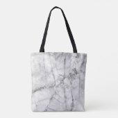 Pattern on the white marble floor texture and back tote bag (Achterkant)