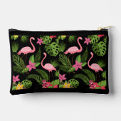 Pattern Peacock Pink with Flowers Etui (Achterkant)