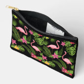 Pattern Peacock Pink with Flowers Etui (Open)