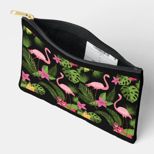 Pattern Peacock Pink with Flowers   Etui (Open)
