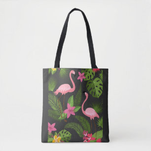Pattern Peacock roze met ventilator Tote Bag