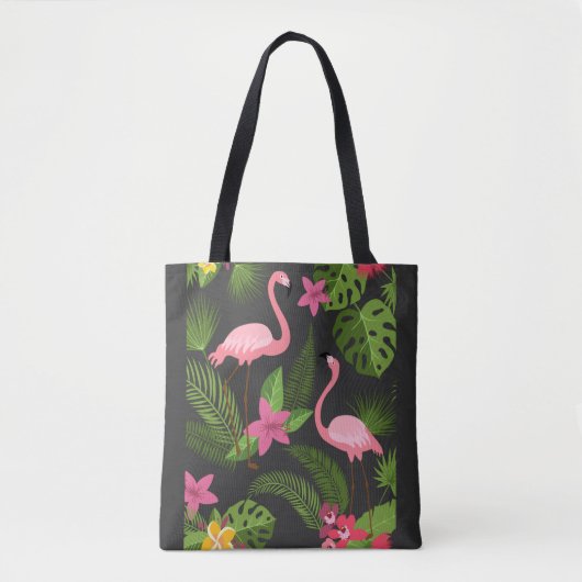 Pattern Peacock roze met ventilator Tote Bag (Voorkant)