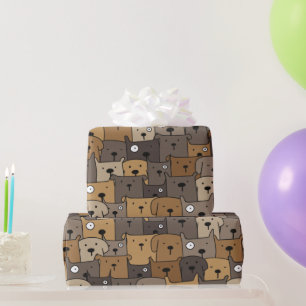 Pattern Pets Cute Dogs Lover Cadeaupapier