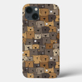 Pattern Pets Cute Dogs Lover Case-Mate iPhone Case (Achterkant)