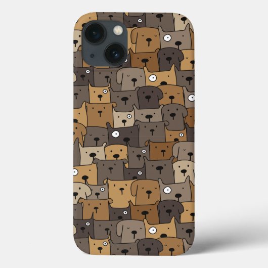 Pattern Pets Cute Dogs Lover Case-Mate iPhone Case (Achterkant)