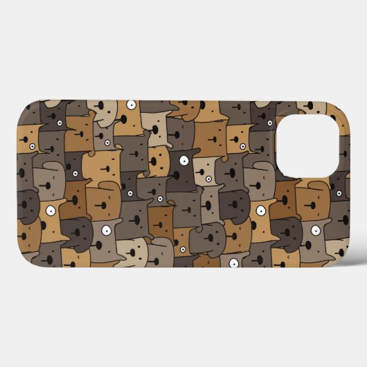 Pattern Pets Cute Dogs Lover Case-Mate iPhone Case (Achterkant (horizontaal))