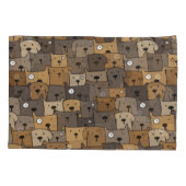 Pattern Pets Cute Dogs Lover Kussensloop (Achterkant-Links)