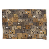Pattern Pets Cute Dogs Lover Kussensloop (Voorkant-Links)