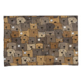 Pattern Pets Cute Dogs Lover Kussensloop (Voorkant-Rechts)
