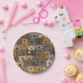 Pattern Pets Cute Dogs Lover Papieren Bordje (Feest)