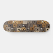 Pattern Pets Cute Dogs Lover Persoonlijk Skateboard (Horizontaal)