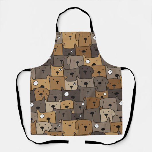 Pattern Pets Cute Dogs Lover Schort (Voorkant)