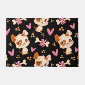 Pattern Pets Cute Funny Puppy Lover Deurmat (Voorkant)
