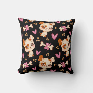 Pattern Pets Cute Funny Puppy Lover Kussen