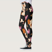 Pattern Pets Cute Funny Puppy Lover Leggings (Links)