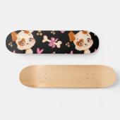 Pattern Pets Cute Funny Puppy Lover Persoonlijk Skateboard (Horizontaal)