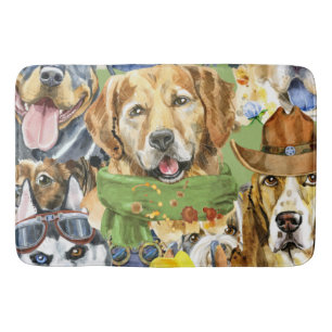 Pattern Pets Dogs Animals Lover Badmat