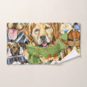 Pattern Pets Dogs Animals Lover Handdoek (Handdoek)