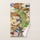 Pattern Pets Dogs Animals Lover Handdoek (Handdoek)