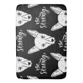 Pattern Pets Strong Dogs Lover Badmat (Voorkant Verticaal)