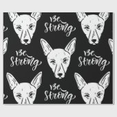 Pattern Pets Strong Dogs Lover Cadeaupapier (Vlak)