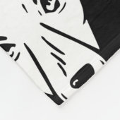 Pattern Pets Strong Dogs Lover Fleece Deken (Hoek)