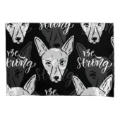 Pattern Pets Strong Dogs Lover Kussensloop (Voorkant-Links)