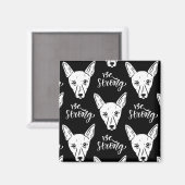 Pattern Pets Strong Dogs Lover Magneet (Voorkant / Achterkant)