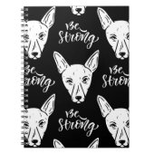 Pattern Pets Strong Dogs Lover Notitieboek (Voorkant)
