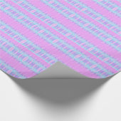 ~ Pattern Pink and Aqua Shades ~  Cadeaupapier (Hoek)