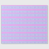 ~ Pattern Pink and Aqua Shades ~ Cadeaupapier (Vlak)