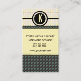 Pattern Play Edgy Monogram Appointment Afsprakenkaartje