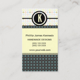 Pattern Play Edgy Monogram Appointment Afsprakenkaartje