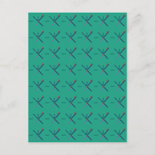 Pattern Portland Airport tapijt Briefkaart