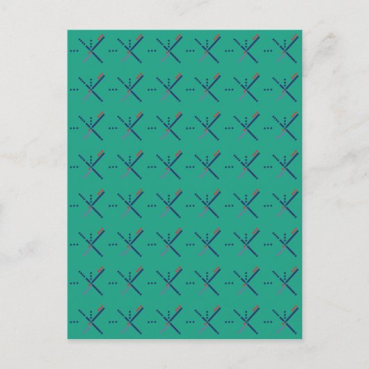 Pattern Portland Airport tapijt Briefkaart (Voorkant)