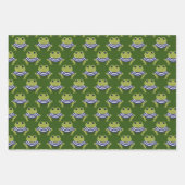 Pattern Retro Swimsuit Frog Animal Inpakpapier Vel (Voorkant)