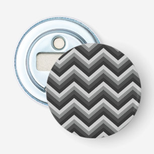 Pattern Retro Zig Zag Chevron Button Flesopener