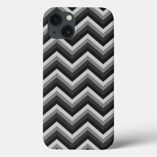 Pattern Retro Zig Zag Chevron Case-Mate iPhone Case (Achterkant)